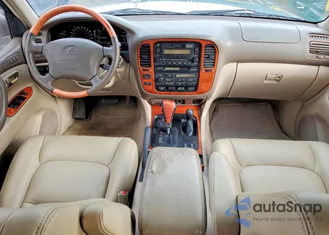 2000 Lexus Lx 470 z USA, uszkodzony, nr VIN JT6HT00W2Y0102384